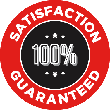 Satisfaction guaranteed 100%