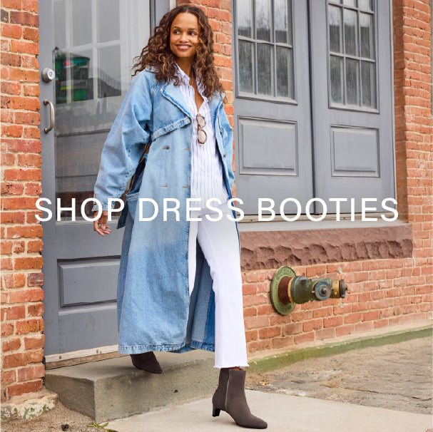 SHOP DRESS BOOTS + BOOTIES